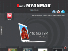 Tablet Screenshot of beautyofmyanmar.com